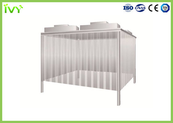 Pared dura simple/mueble suave de la cabina del recinto limpio de la pared fácil de usar